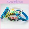 Braccialetto in silicone commemorativo Free Palestine con design geometrico ecologico