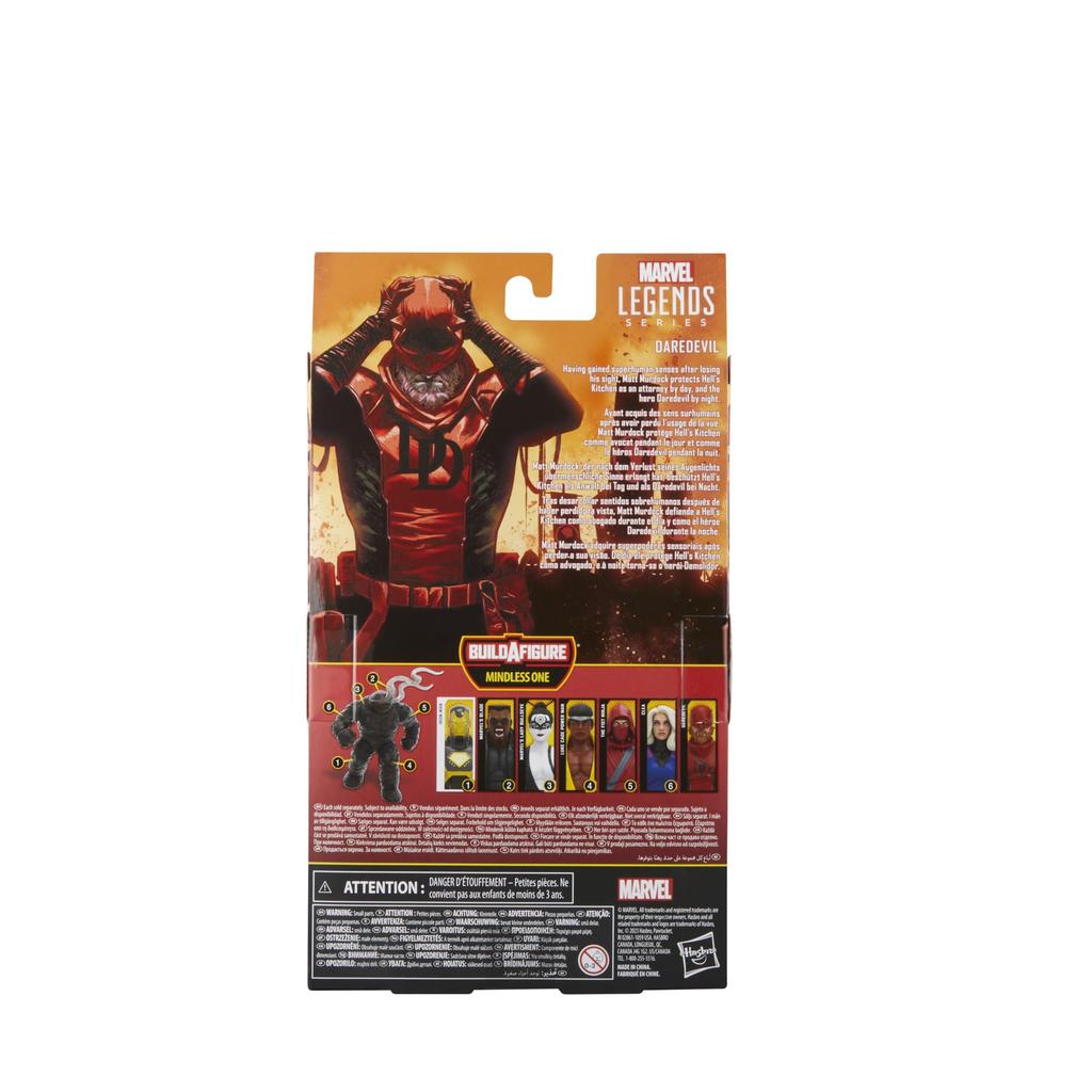 Hasbro Marvel Legends Series Daredevil, Marvel Knights Comics 6-inch (15 cm) Action Figure, Marvel Legends Action Figure F6621, Authentic