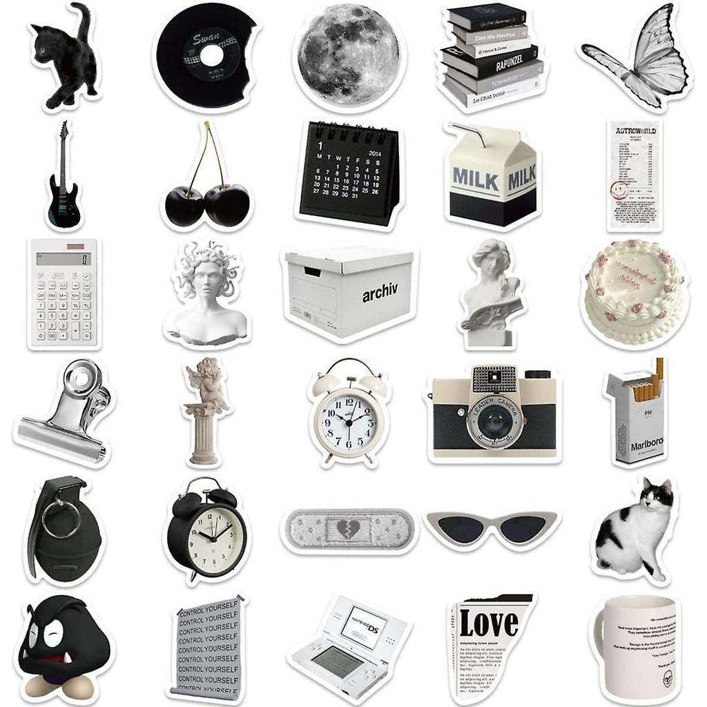61pcs Water Bottle Stickers,minimalist Abstract Line Art Decor Stickers For Water Bottle,phone,guitar,skateboard And Laptop Vinyl Stickers For Adults