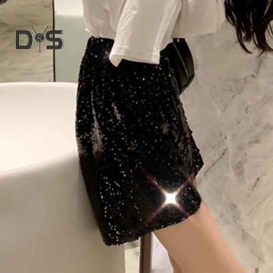 Pantalones cortos sexis con lentejuelas brillantes para mujer, pantalones cortos ajustados con cintura alta y cierre de aro en O, pantalones cortos para fiestas, clubes, festivales y bailes