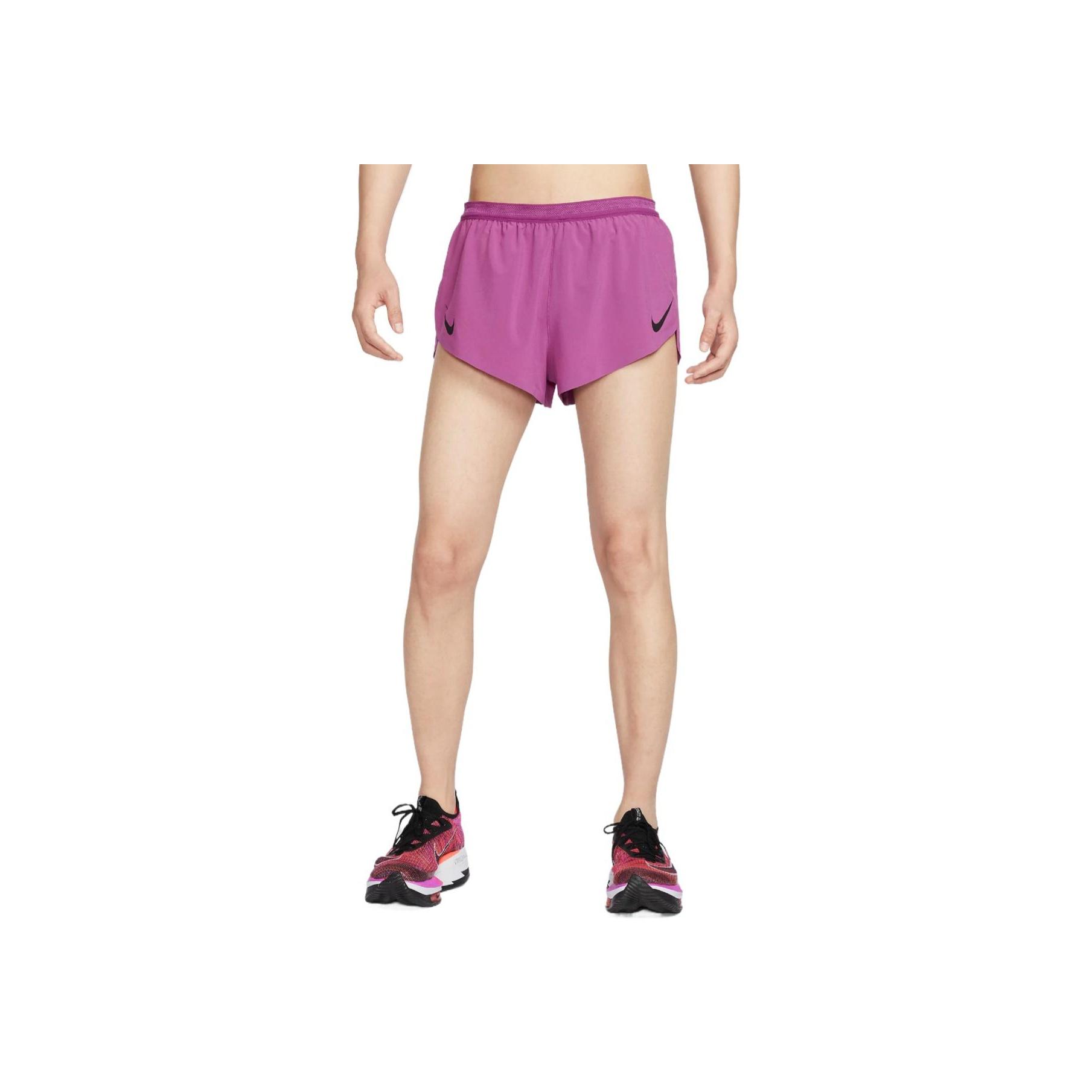 

Nike Aeroswift Dri-Fit Adv Comfortable Sweat-Wicking Breathable Soft Three-Quarter Sports Shorts Men shorts Hot-Purple-Red FN3350-518 XL