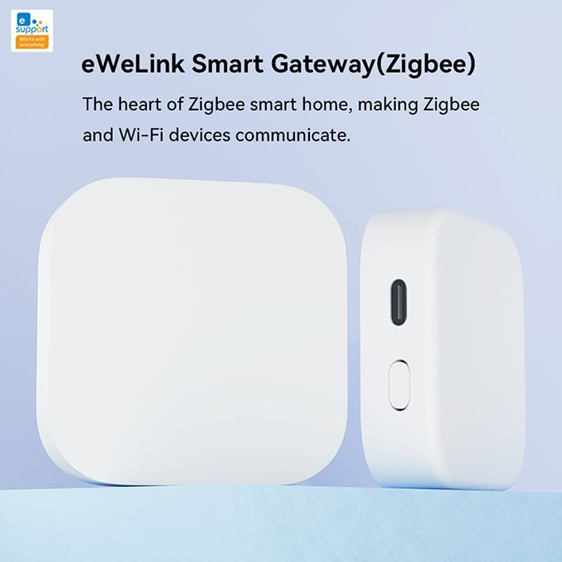 eWeLink Zigbee Wireless Smart Sensor, Tiny Portable Temperature & Humidity Monitor for Alexa/Google/Home Assistant