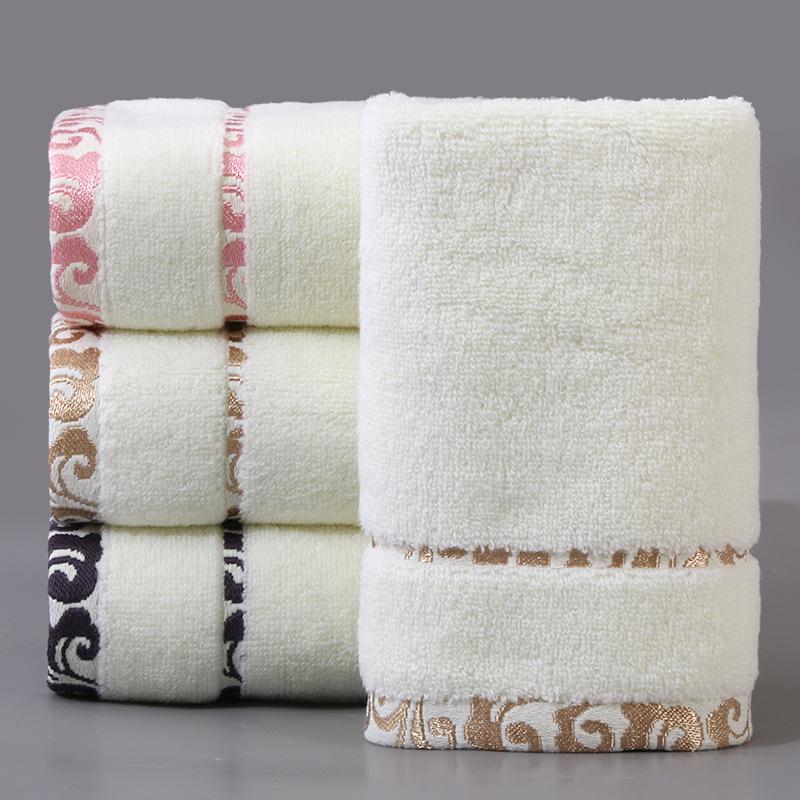 Soft, Thick Pure Cotton Face Towels - Absorbent and Gentle for Adults