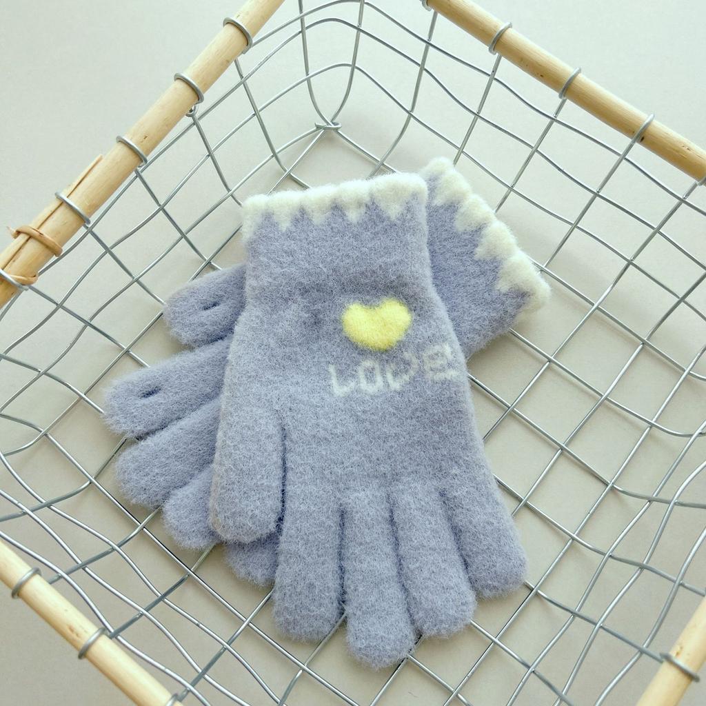 Gloves Women's Winter Velvet Thickened Warm Knitted Women's Riding Cold-proof Driving Antifreeze Touch Screen Winter Cotton Gloves