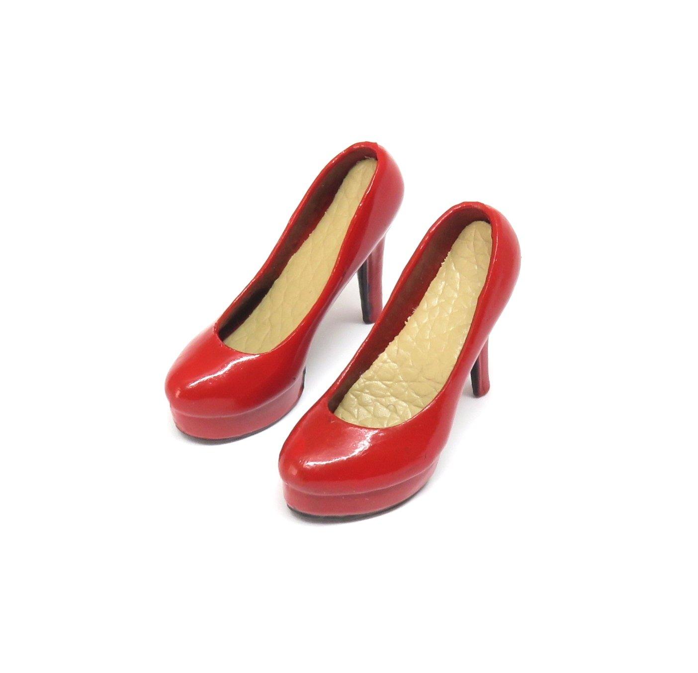 

AlegolT Высокие каблуки для фигурок Военная кукла-солдат Красный TOHI03R Красный 1/6 (Женская обувь)