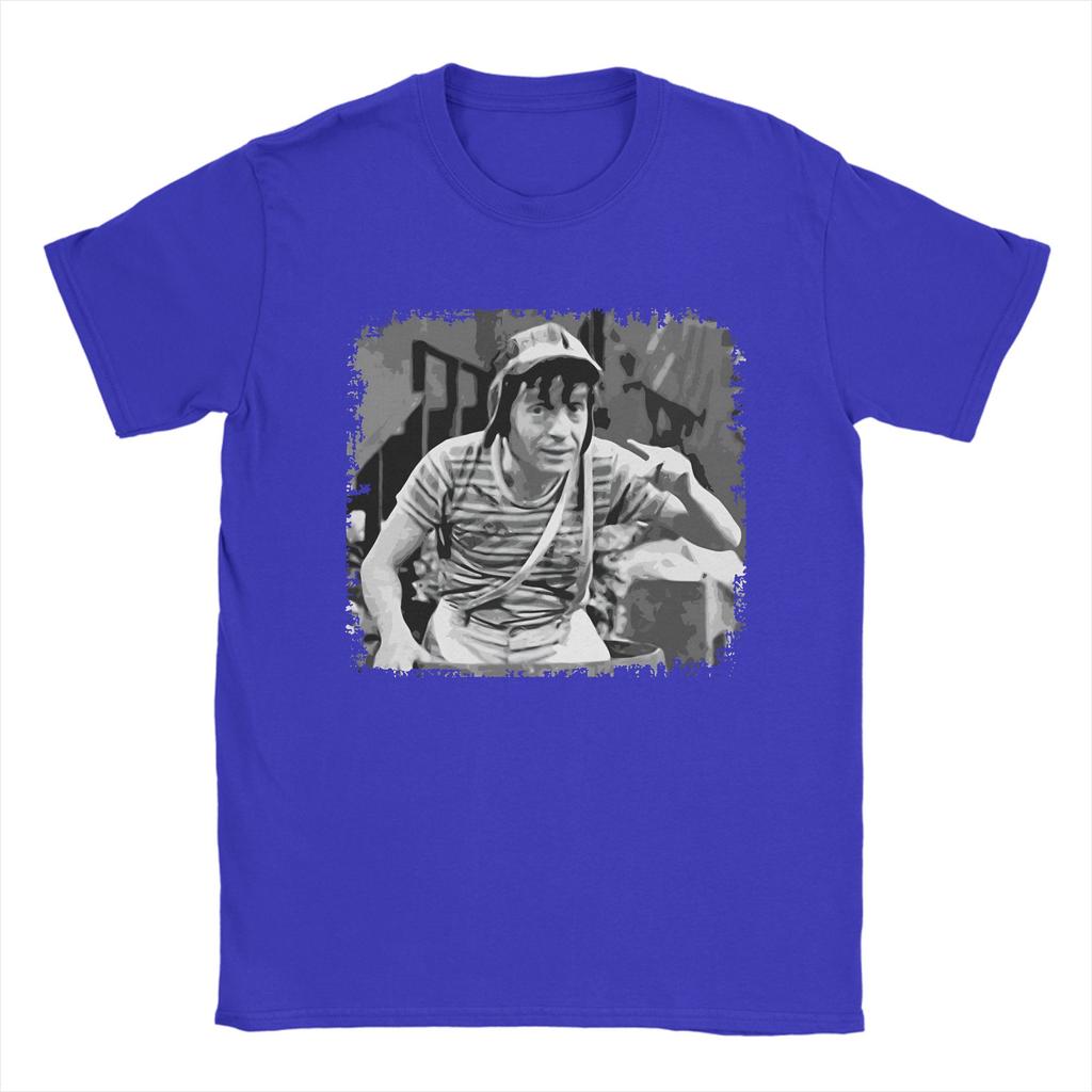 Unisex TShirt El Chavo Del Ocho Chaves Xavier Digital Painting Black And White TShirts Fashion El Chavo Del Ocho Summer Tee Shirt