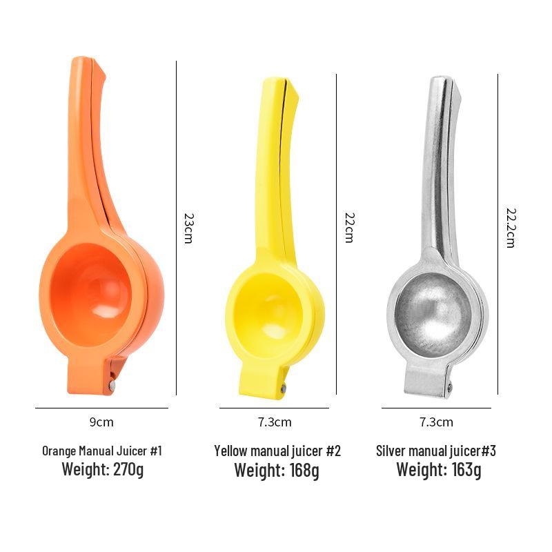 Compact Alloy Lemon and Fruit Juicer - Handheld Squeezer