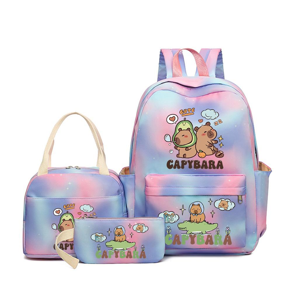 Kapibara girl cute cute schoolbag primary school students 3rd grade light backpack