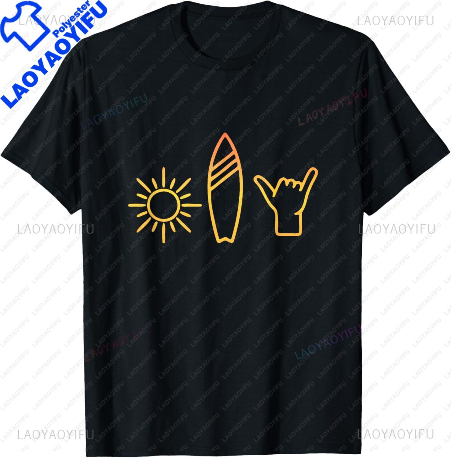 Surfer Surfboard Vintage Surfing Beach Summer Surf TShirt Print Original Design Gifts Unisexs Clothing Customizable Camiseta S