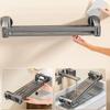 Wall Mounted Shampoo Storage Rack Punch Free Cosmetics Storage Rack Toilet Shampoo Holder  Kitchen