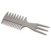 Men Hairdressing Tool Comb Hair Straightening Curling Oil Hair Styling (Fork Comb)