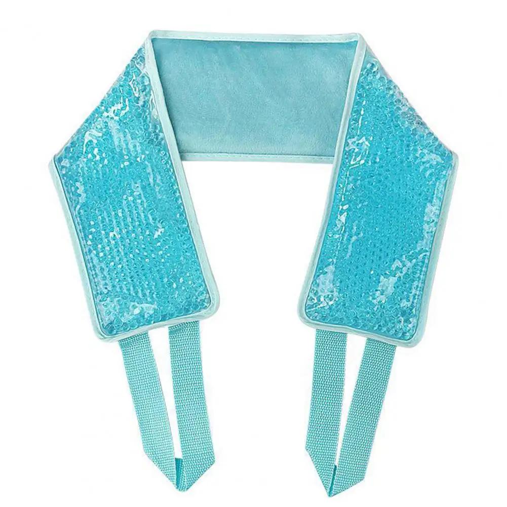 

Ice Pack for Neck Injuries Reusable Neck Cold Bag with Soft Plush Backing for Pain Relief Healthy Cold Hot Pressure Therapy Wrap небесно-голубой