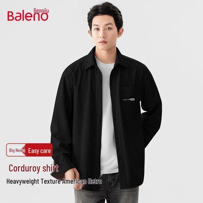 Baleno Men's 2025 Autumn Corduroy Workwear Jacket