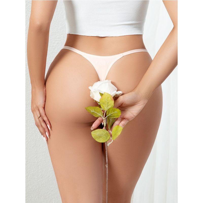 826 Color Discount Fashion Sports T-Shaped Panties Female Low Waist Sexy Antibacterial Cotton Crotch Female Thin Belt Seamless T-Back