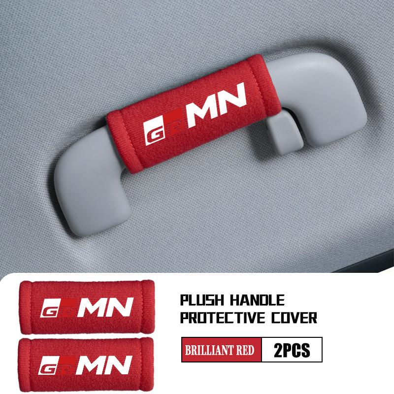 For Toyota Car Handle Protective Cover Roof Handlift Inside Handle Gloves Decoration Accessories Supra Aygo Prado RAV4 Hilux