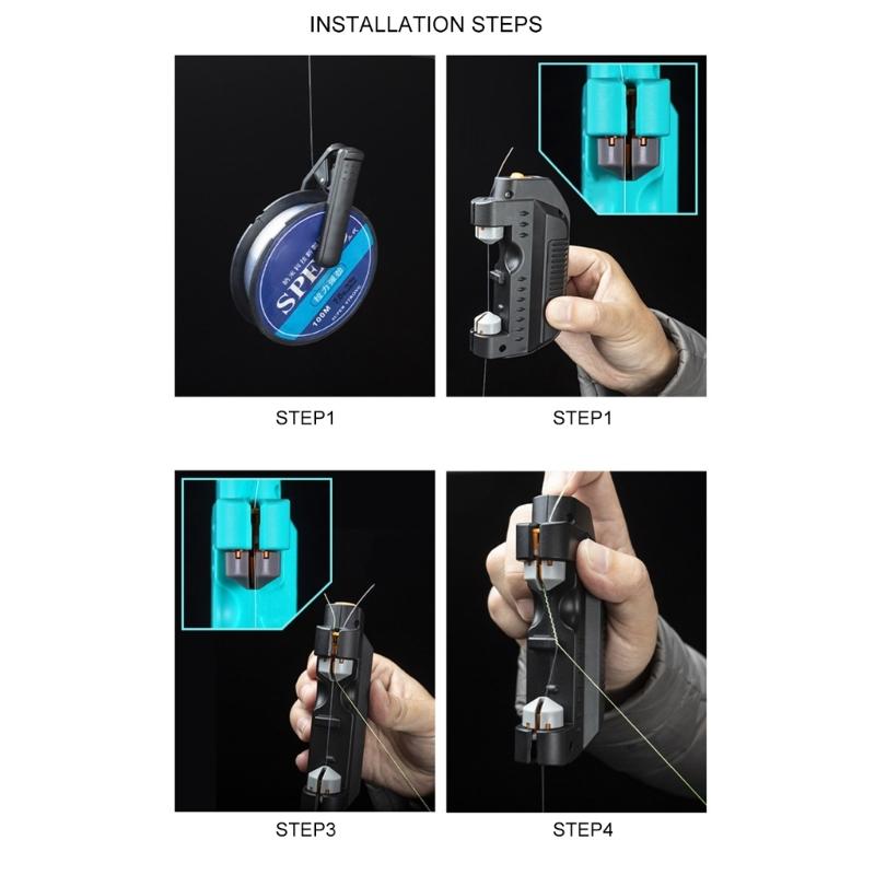 Automatic Fishing Hook Tyer Knot Machine Fast Tying Electric Fishing Hook Line Tying Knotting Device