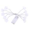1.5 Meters 10 LEDs Stars Fairy String Light 2 * AA B-attery Powered Cell Opertaed Flexible Bendable Foldable Design Warm White for Home Party Daily