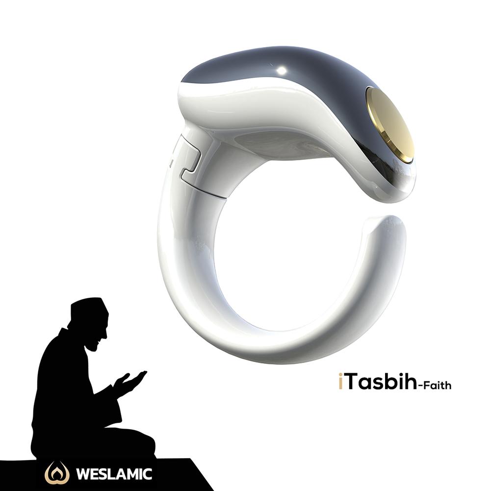 Muslim Gift Smart Electronic Counter 4 Digit Tasbeeh Tasbih Zikr Ring Tasbih Counter Interchangeable Rings 18mm/20mm/22mm