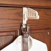 Over The Door Hanger 4 Holes Good Bearing Cloth Hook Holder Space Saving Organizer for Home