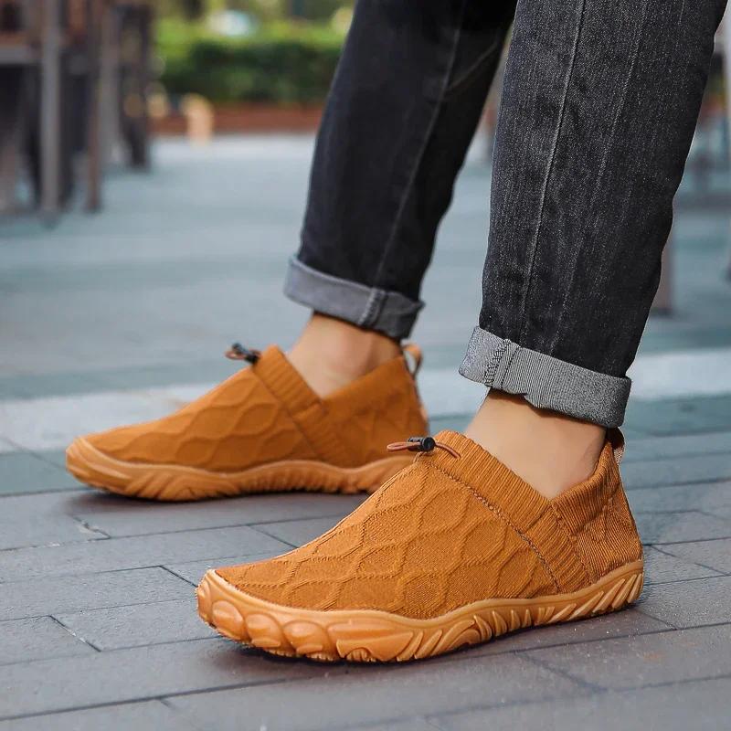 2025. gada vīriešu ikdienas apavi Minimālisma apavi basām kājām Vīriešu sporta kedas vieglas un elpojošas Zero Drop Zole, plata purngala kaste