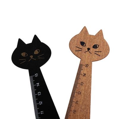 1PC Portable for School Office Home Cartoon Cat Household Cute Sewing Ruler Student Tools Straight Ruler Drawing Ruler