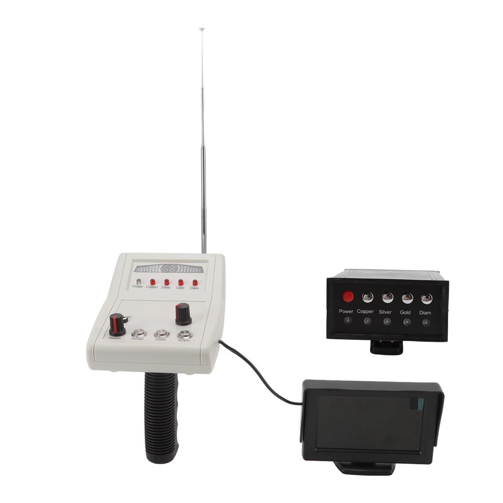 15m Depth 1000m Range Metal Detector Locator Display Screen Remote Underground Field Scanning