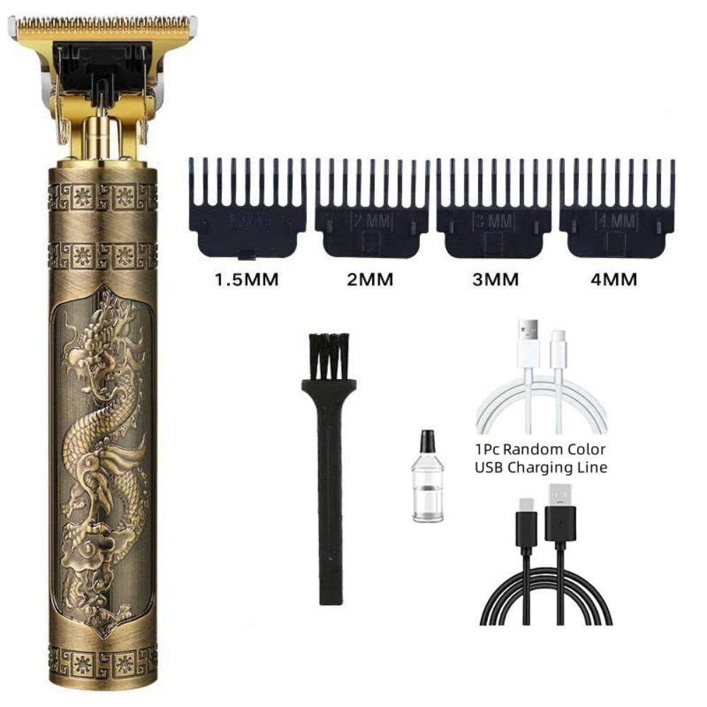 4 Limiting Combs Men's Hair Trimmer Hair Cutting Machine Head Electric Pusher  Home