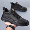 Fashion Fashion High-top Casual Sneakers for Men New Soft-soled Designer Men's Platform Shoes Fashion Cow Leather Sports Zapatos Hombre