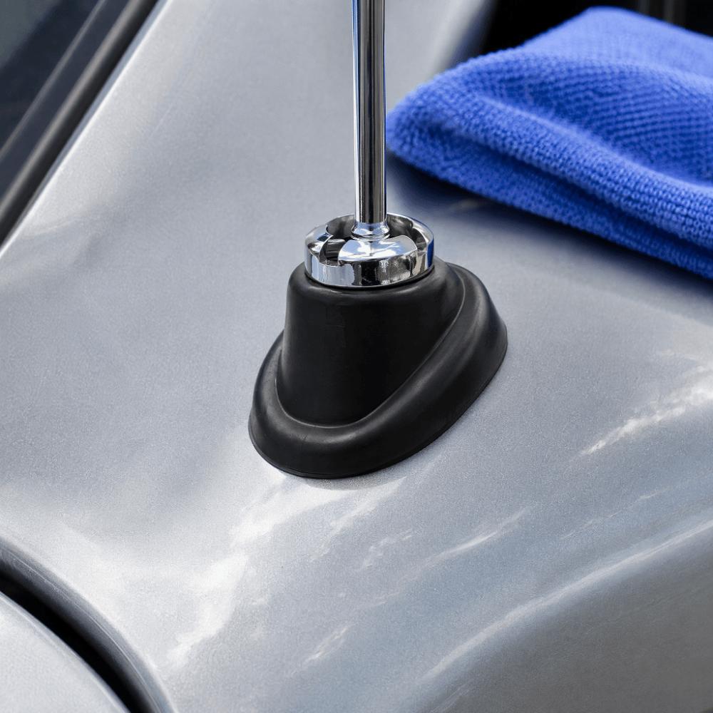 Black Aerial Mount Base ABS + Rubber Roof Antenna Housing for Tacoma 1995‑2004 For Roof Antenna