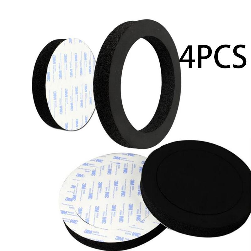 4 PCS 6.5" Sound Insulation Cotton Inch Car Universal Speaker Insulation Ring Soundproof Cotton Pad Interior Accessorry
