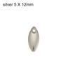 Rotate Smooth Nickel Vibration VIB Lure Fishing Attractor Spinner Metal WillowMetal Blades