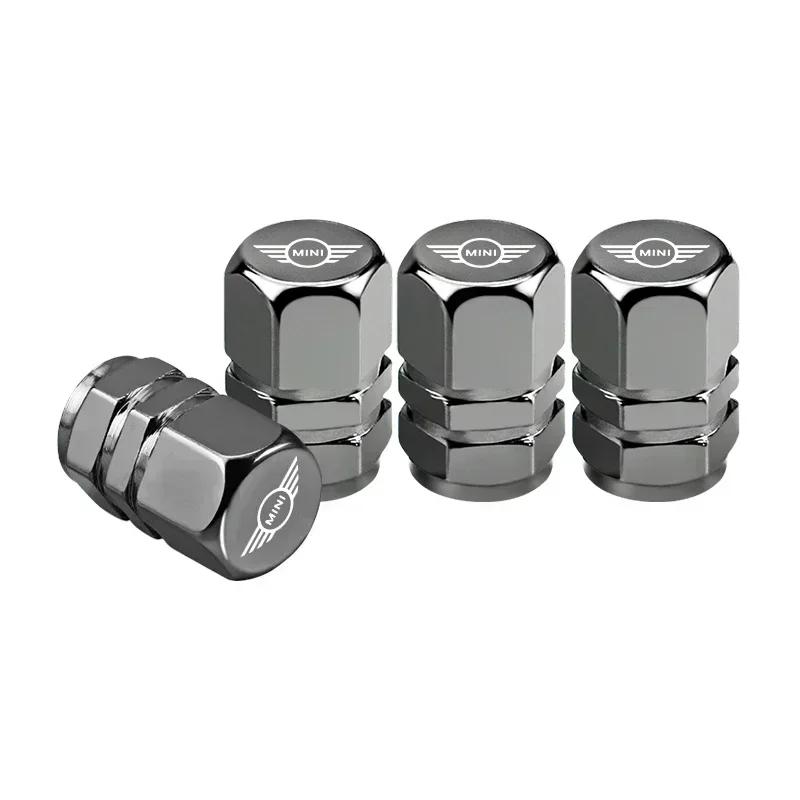 /4Pcs Aluminum Car Styling Wheel Tire Valve Caps Dust Covers For BMW MINI Cooper One JCW F54 F55 F56 F57 R52 R53 R55 R56 R57 R58