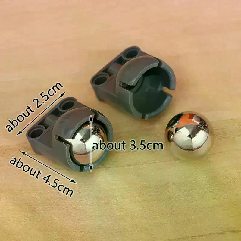 2/4/6Pcs 92911+bb607 Universal Wheel Kit Stainless Steel Ballor For Legoeds EV3 Robot Toy Parts DIY Bricks Assembled Accessories