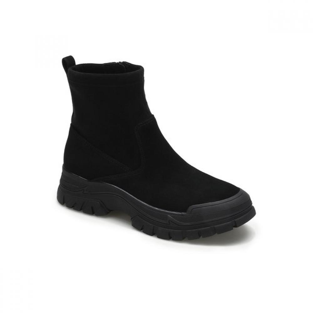 Vigevano Women S Comfort Daily Suede Ankle bootS Janet 02 Black