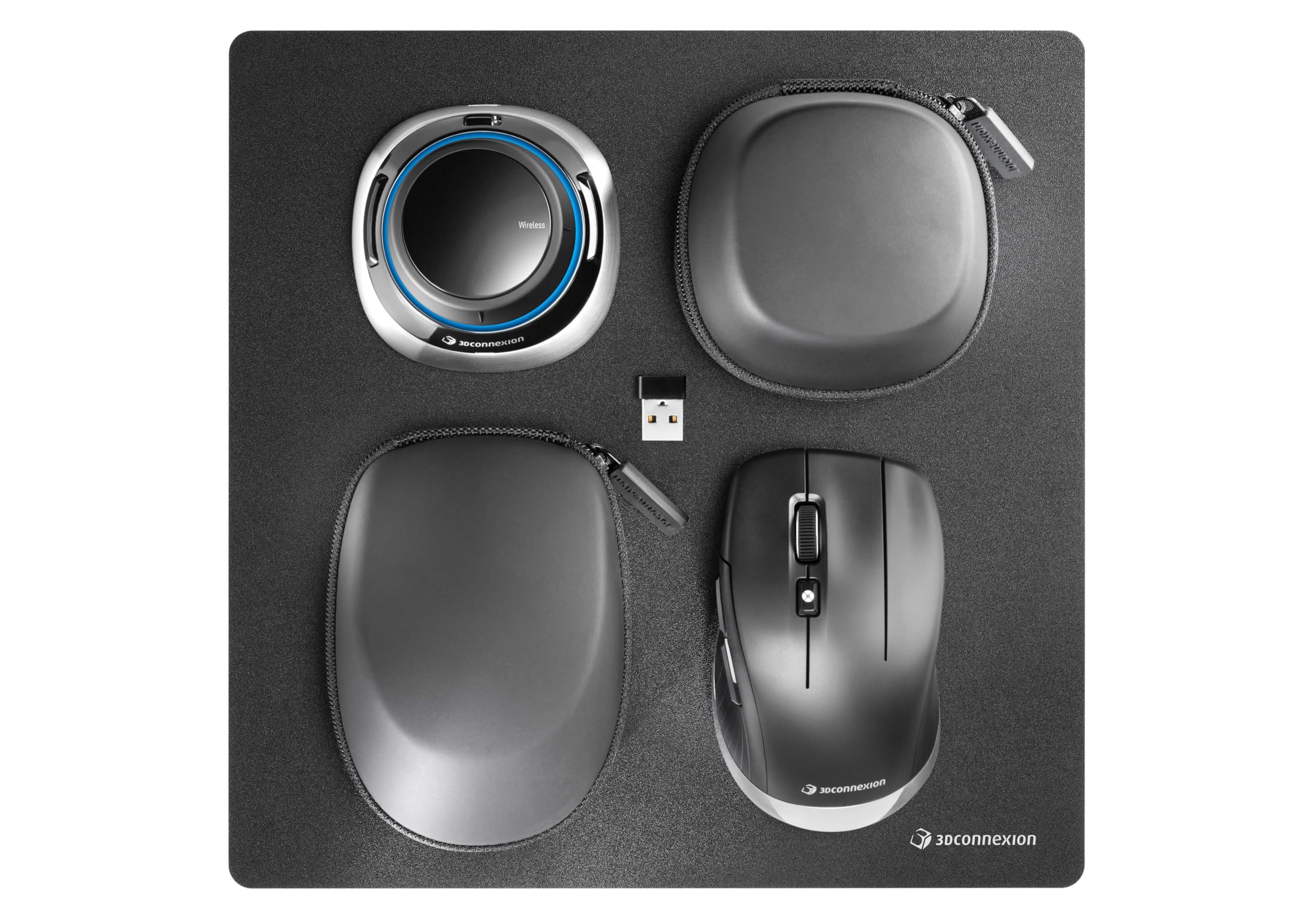

3Dconnexion SpaceMouse Wireless Kit 2 CAD Mouse 3DX-700136 SMWK2 USB-C Bluetooth Official Japanese Product