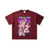 260 GSM Double Yarn 32 Count 100% Cotton Dandadan V22 Momo Seiko Print Unisex Heavy Cotton T Shirt