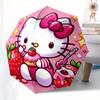 1pc Hello Kitty Strawberry Party Umbrella with Plastic Handle,Suitable for All Seasons Home Travel Outdoor UmbrellaSanlio121