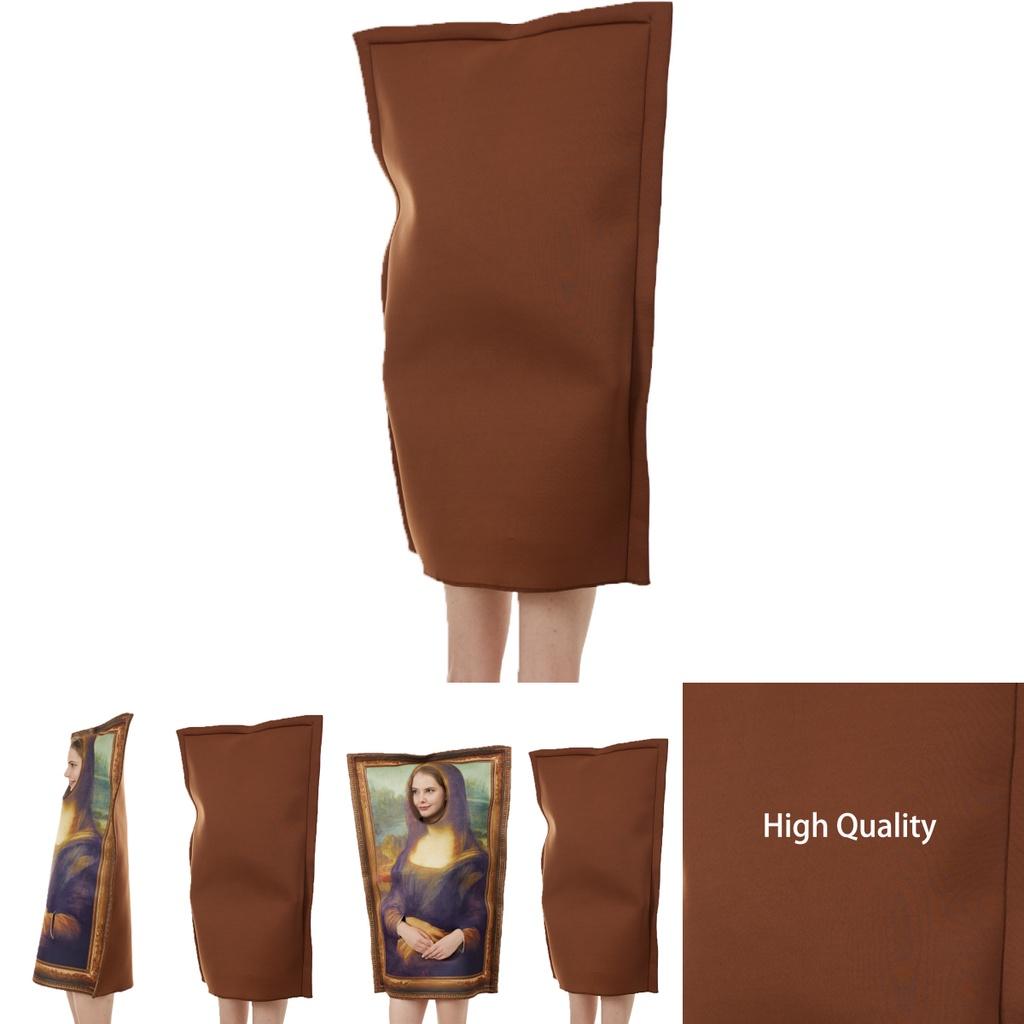 Halloween Mona Lisa Cosplay Costume For Adults And Teens High-quality Polyester Material