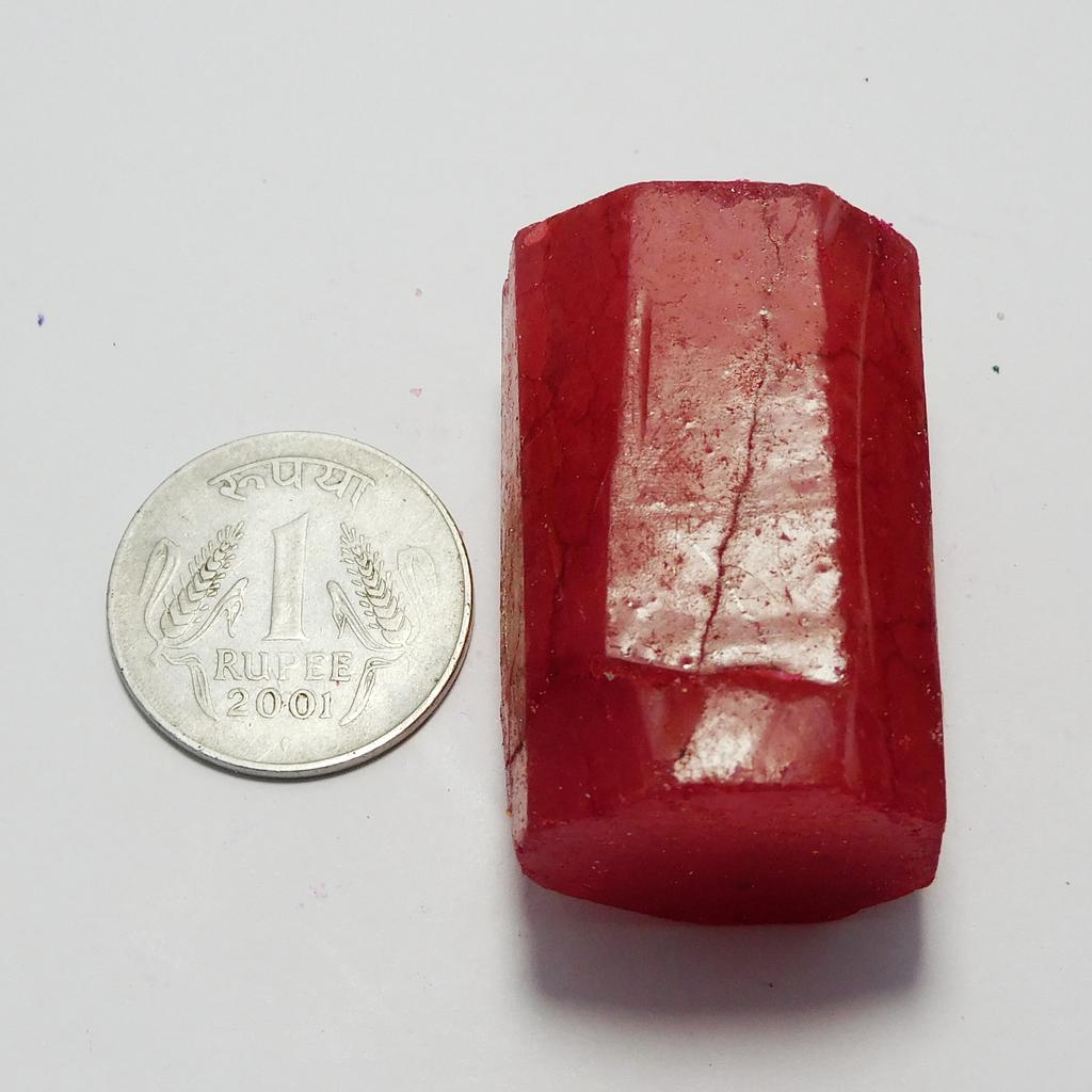 326.35 Carat Natural Genuine Red Ruby Rough CERTIFIED Uncut Loose Gemstone