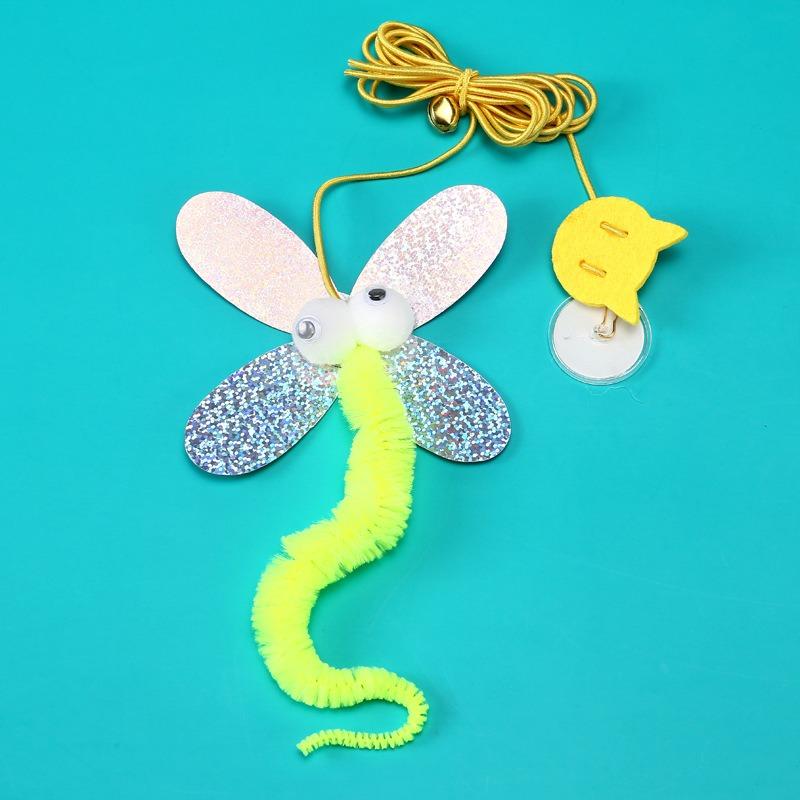 Hanging Cat Toys Biting Cat Teaser Catnip Self-entertaining Cat ToysFeather Cat Toys Pets