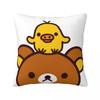 Kawaii Bear Mascotte Pancake Square Pillow Cases Rilakkuma Cushion Covers Decor Pillowcover for Car