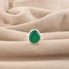 Green Onyx Gemstone 925 Sterling Silver Handmade Jewelry Partywear Ring For Gift RR-80-17