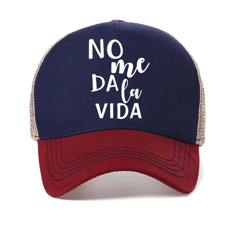 

Letter It Doesn t Give Me Life Print Ladies baseball cap fashion Casual summer mesh Snapback Caps Breathable adjustable hats