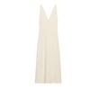 Summer New Product Women's Clothes French Style Vacation Style V Neck Sleeveless A- Line Hem Midi Skirt Dress 5584222