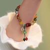 Fashion Chinese Style Natural Beads Ethnic Style Lotus Bracelet Women'S Jewelry Party Gift