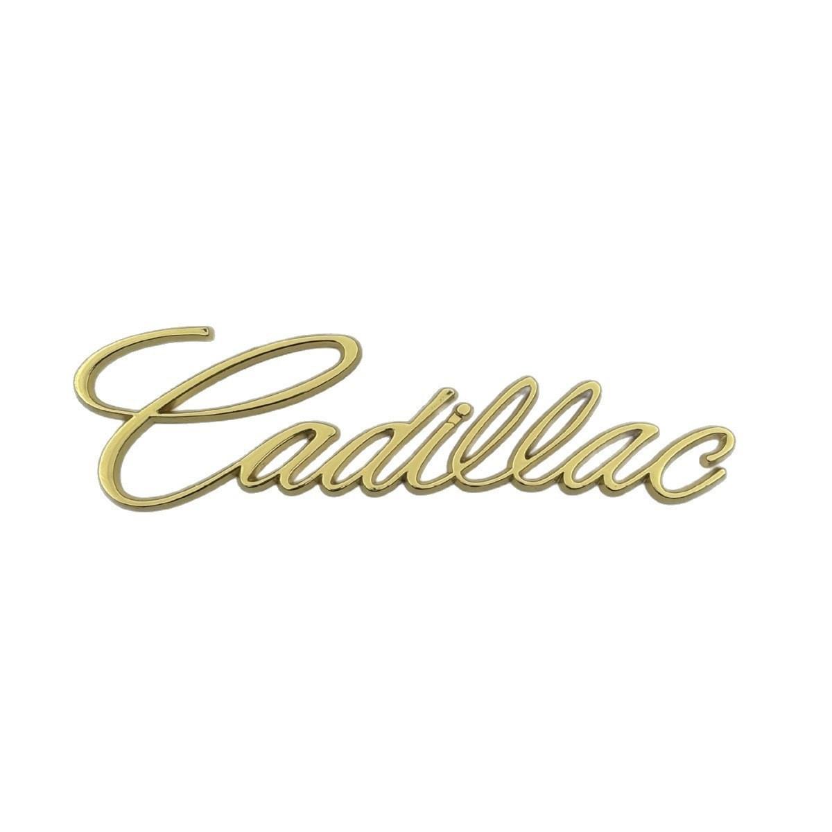 Автомобильная наклейка Cadillac Металлический задний логотип-эмблема золотой