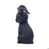 Objet décoratif - nemesis now - pawzuph horned occult cat figurine - blanc - plastique - résine