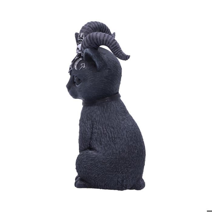 Objet décoratif - nemesis now - pawzuph horned occult cat figurine - blanc - plastique - résine