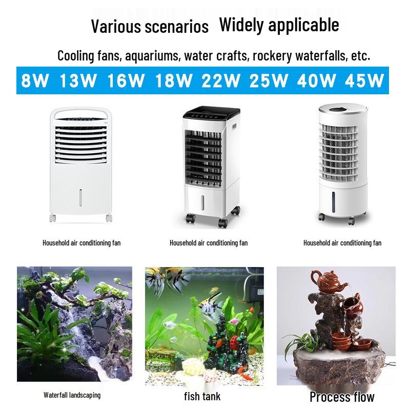 Universal 8W/18W 220V Submersible Air Cooler and Aquarium Circulation Pump