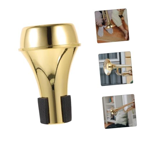 Abaodam ABS Material Trumpet Mute, Lightweight and Compact, Adjustable Volume, Trumpet Practice Accessory, Replacement for Beginners and Home Practice